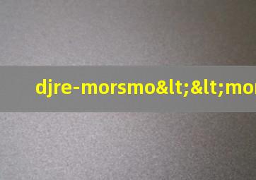 djre-morsmo<<morsmordre